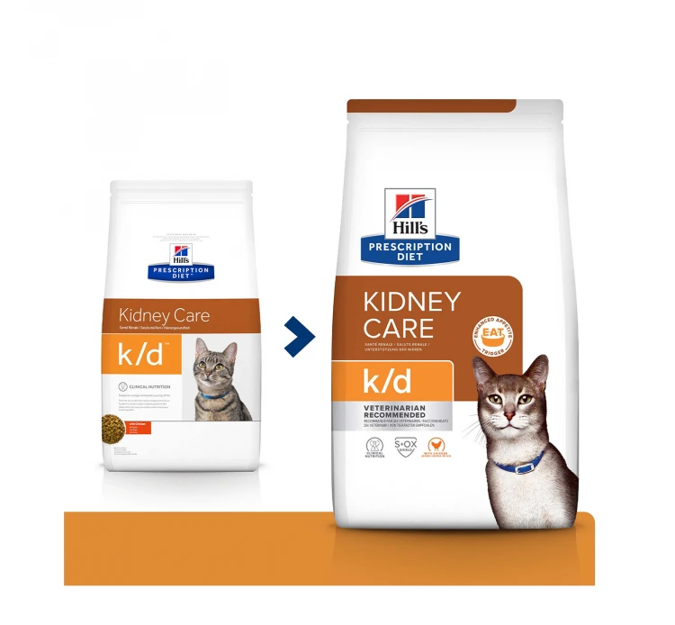 Hills Hill's PD Feline K/d Kidney Care με Κοτόπουλο 1.5kg 5 Hills Hill's PD Feline K/d Kidney Care με Κοτόπουλο 1.5kg - Image 3
