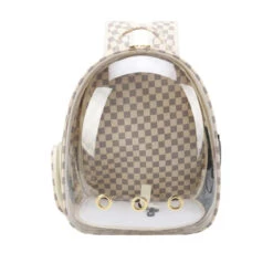 HobbyZoo Τσάντα Μεταφοράς Μπεζ Καρό 42x32x28cm