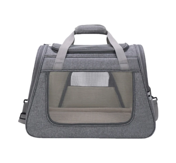 HobbyZoo Τσάντα Μεταφοράς Γκρι 45x32x22cm 3 HobbyZoo Τσάντα Μεταφοράς Γκρι 45x32x22cm