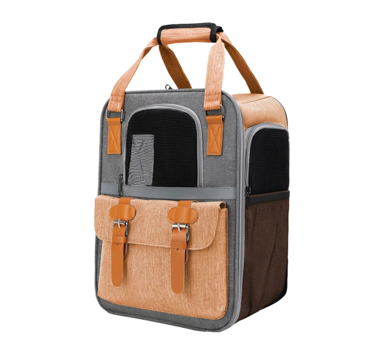 HobbyZoo Τσάντα Μεταφοράς Καφέ 32x22x42cm 3 HobbyZoo Τσάντα Μεταφοράς Καφέ 32x22x42cm