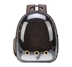 HobbyZoo Τσάντα Μεταφοράς Καφέ Καρό 42x32x28cm