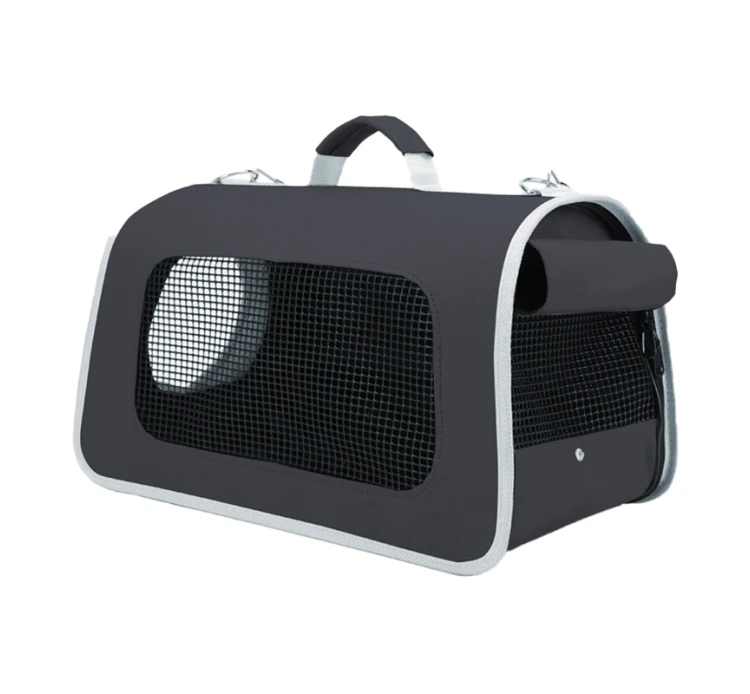 HobbyZoo Τσάντα Μεταφοράς Μαύρη M 52x24x28cm 3 HobbyZoo Τσάντα Μεταφοράς Μαύρη M 52x24x28cm