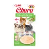 Inaba Churu Cat Κρεμώδης Λιχουδιά με Κοτόπουλο & Χτένια 56gr 1 Inaba Churu Cat Κρεμώδης Λιχουδιά με Κοτόπουλο & Χτένια 56gr -Gatoskilo Petshop Store inaba churu cat kremodis lixoudia me kotopoulo xtenia 56gr