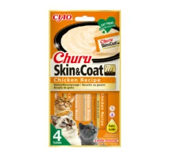 Inaba Churu Cat Skin & Coat Κρεμώδης Λιχουδιά με Κοτόπουλο 56gr