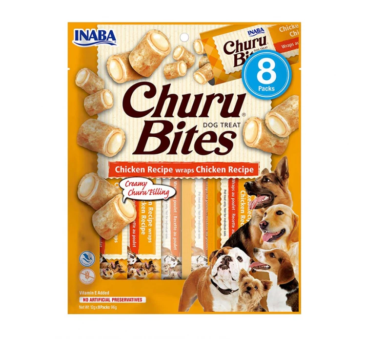 Inaba Churu Dog Bites Λιχουδιές με Κοτόπουλο 96gr 3 Inaba Churu Dog Bites Λιχουδιές με Κοτόπουλο 96gr