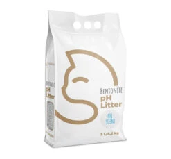 Kitties Bentonite Cat Litter με Δείκτη PH Χωρίς Άρωμα 5L - 4.2kg