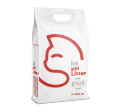 Kitties Tofu Cat Litter με Δείκτη PH Ροδάκινο 7L - 2.6kg