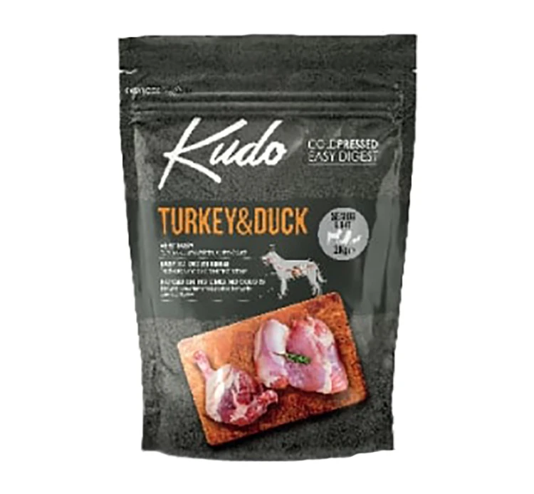 Kudo Turkey & Duck Senior/Light All Breeds 3kg 3 Kudo Turkey & Duck Senior/Light All Breeds 3kg