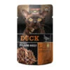 Leonardo Φακελάκι Duck & Extra Pulled Beef 70gr 1 Leonardo Φακελάκι Duck & Extra Pulled Beef 70gr -Gatoskilo Petshop Store leonardo φακελάκι duck extra pulled beef 70gr