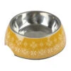 Love Story Διπλό Μπολ Ethnic Κίτρινο -Gatoskilo Petshop Store love story diplo bol ethnic kitrino