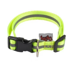 Love Story Κολάρο - Περιλαίμιο Σκύλου Κίτρινο με Ανακλαστική Ρίγα