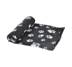 Love Story Κουβέρτα Σκύλου - Γάτας Μαύρη 100x70cm