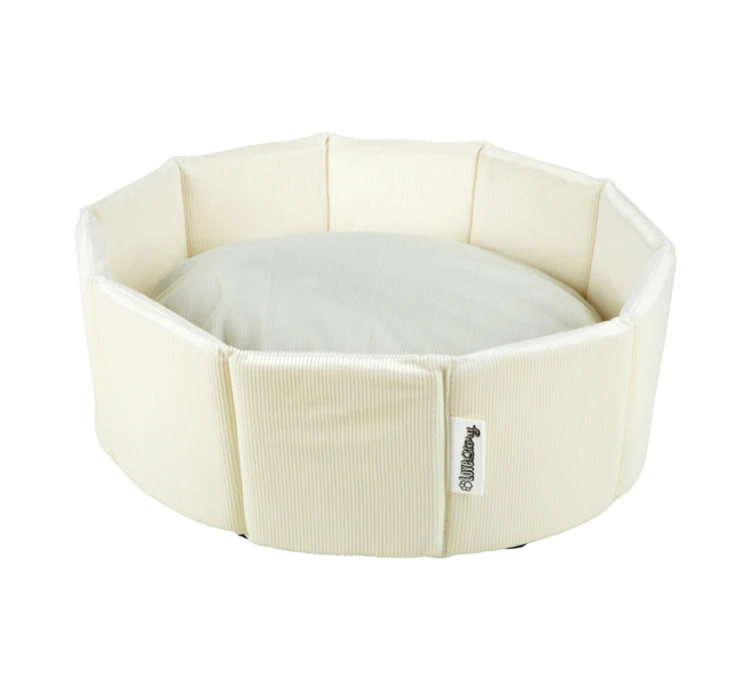 Love Story Κρεβατάκι Σκύλου - Γάτας Κοτλέ Εκρού 3 Love Story Κρεβατάκι Σκύλου - Γάτας Κοτλέ Εκρού