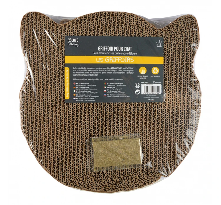 Love Story Ονυχοδρόμιο Κρεμαστό 28x28x4cm με Catnip 4 Love Story Ονυχοδρόμιο Κρεμαστό 28x28x4cm με Catnip - Image 2