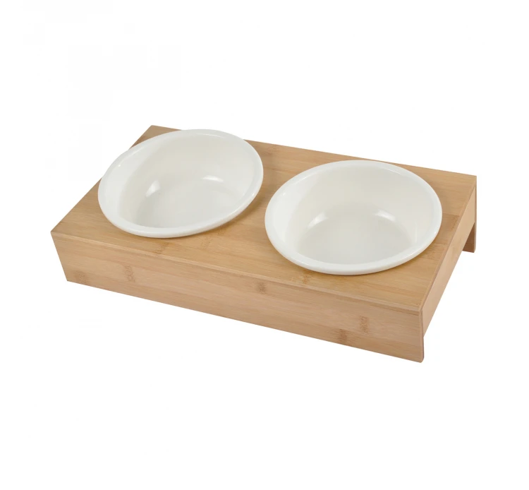 Love Story Σετ 2 Μπολ Κεραμικά 16cm σε Ξύλινη Βάση 3 Love Story Σετ 2 Μπολ Κεραμικά 16cm σε Ξύλινη Βάση