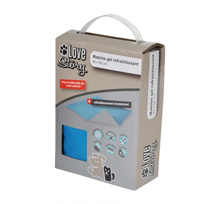 Love Story Στρώμα Ψύξης Σκύλου - Γάτας Μπλε-Γκρι 6 Love Story Στρώμα Ψύξης Σκύλου - Γάτας Μπλε-Γκρι - Image 4