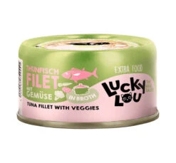 Lucky Lou ExtraFood Φιλέτο Τόνου με Λαχανικά σε Ζωμό 70gr