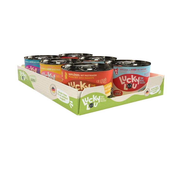 Lucky Lou LifeStage Adult Tasty Mix Box 6x200gr 3 Lucky Lou LifeStage Adult Tasty Mix Box 6x200gr