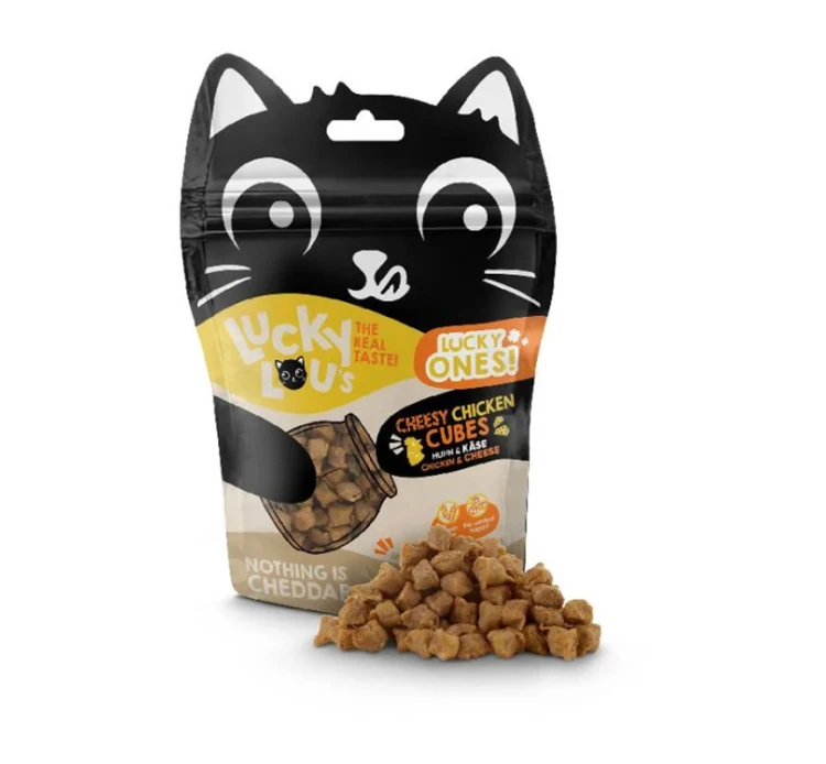 Lucky Lou Lucky Ones Cubes Κοτόπουλο & Τυρί 80gr 4 Lucky Lou Lucky Ones Cubes Κοτόπουλο & Τυρί 80gr - Image 2