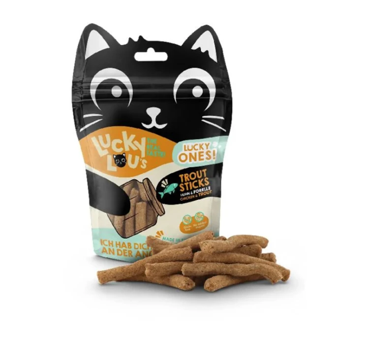 Lucky Lou Lucky Ones Sticks Κοτόπουλο & Πέστροφα 50gr 4 Lucky Lou Lucky Ones Sticks Κοτόπουλο & Πέστροφα 50gr - Image 2