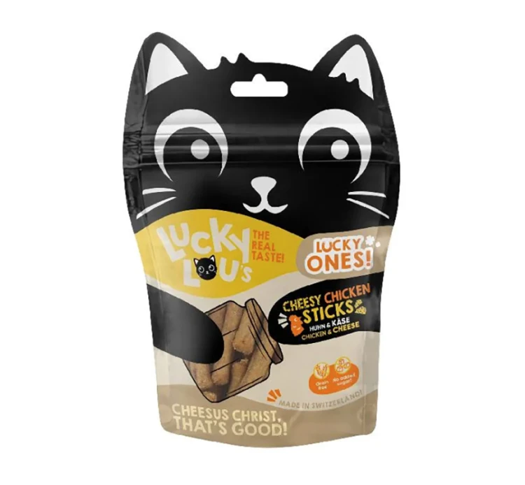 Lucky Lou Lucky Ones Sticks Κοτόπουλο & Τυρί 50gr 3 Lucky Lou Lucky Ones Sticks Κοτόπουλο & Τυρί 50gr