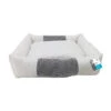 M-Pets Κρεβάτι Σκύλου-Γάτας Nest Cushion Λευκό-Γκρι 85x65x23cm -Gatoskilo Petshop Store m pets krevati skilou gatas nest cushion lefko gkri 85x65x23cm