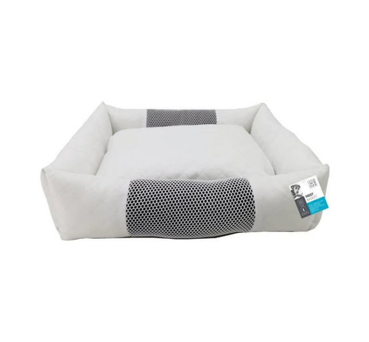M-Pets Κρεβάτι Σκύλου-Γάτας Nest Cushion Λευκό-Γκρι 85x65x23cm 3 M-Pets Κρεβάτι Σκύλου-Γάτας Nest Cushion Λευκό-Γκρι 85x65x23cm