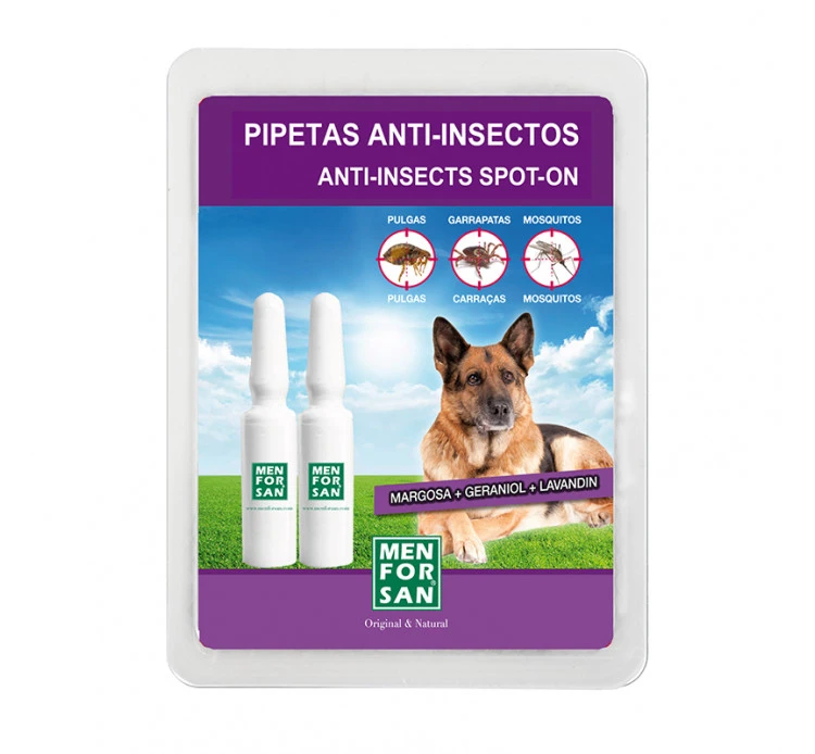 Men For San Αντιπαρασιτικές Αμπούλες Σκύλου 2τμχ. 3 Men For San Αντιπαρασιτικές Αμπούλες Σκύλου 2τμχ.