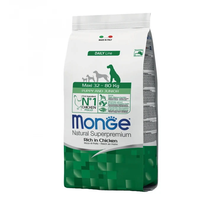 Monge Puppy & Junior Maxi Chicken 12kg 3 Monge Puppy & Junior Maxi Chicken 12kg