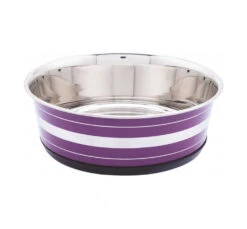 Natural World Ανοξείδωτο Χρωματιστό Μπολ Με Αντιολισθητική Βάση