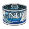 N&D Ocean Grain Free Codfish & Pumpkin Adult Mini 140gr 1 N&D Ocean Grain Free Codfish & Pumpkin Adult Mini 140gr -Gatoskilo Petshop Store nd ocean grain free codfish pumpkin adult mini 140gr