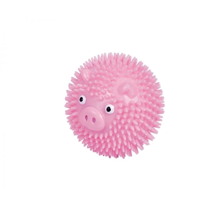 Nobby Λαστιχένιο Παιχνίδι Μπάλα Γουρουνάκι Ροζ 3 Nobby Λαστιχένιο Παιχνίδι Μπάλα Γουρουνάκι Ροζ