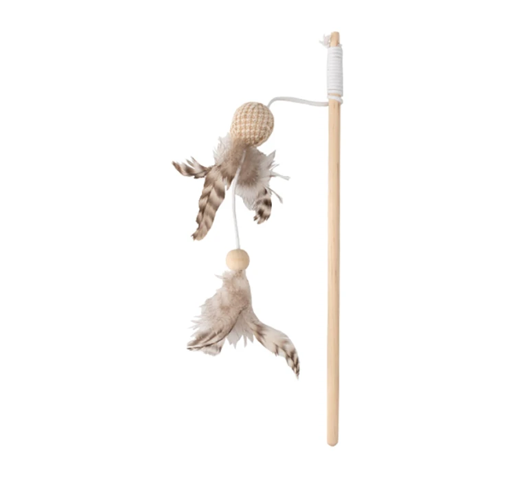 Pawise Παιχνίδι ΓάταςNature First Toy Wand 35.5cm 3 Pawise Παιχνίδι ΓάταςNature First Toy Wand 35.5cm