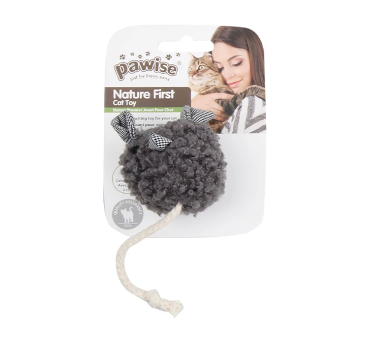 Pawise Παιχνίδι Nature First Ball Mouse 14.5cm 3 Pawise Παιχνίδι Nature First Ball Mouse 14.5cm