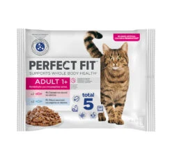 Perfect Fit Sterilised Σολομός & Ψάρια Ωκεανού 4x85gr