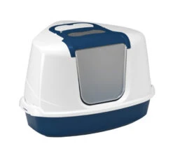 Pet Camelot Κλειστή Γωνιακή Τουαλέτα 56x45x39cm -Gatoskilo Petshop Store pet camelot klisti goniaki toualeta 56x45x39cm 1