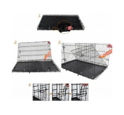 Pet Camelot Μεταλλικό Κλουβί Περιορισμού Μεταφοράς - Crate 7 Pet Camelot Μεταλλικό Κλουβί Περιορισμού Μεταφοράς - Crate -Gatoskilo Petshop Store pet camelot metalliko klouvi periorismou metaforas crate 2