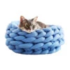 Pet Interest Φωλιά Knitted Μπλε 40cm 2 Pet Interest Φωλιά Knitted Μπλε 40cm -Gatoskilo Petshop Store pet interest folia knitted ble 40cm