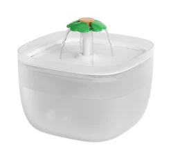 Pet Interest Συντριβάνι Λευκό με Led Light 2L -Gatoskilo Petshop Store pet interest sintrivani lefko me led light 2l 1