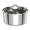 Pet Interest Συντριβάνι Stainless Steel Round Ball 3L -Gatoskilo Petshop Store pet interest sintrivani stainless steel round ball 3l