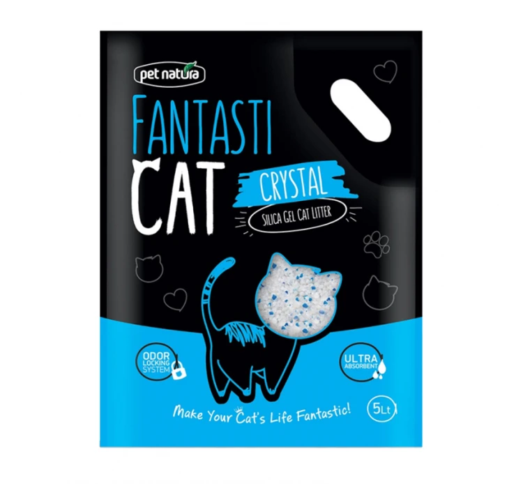 Pet Natura FantastiCat Άμμος Crystal Χωρίς Άρωμα 5Lt 3 Pet Natura FantastiCat Άμμος Crystal Χωρίς Άρωμα 5Lt