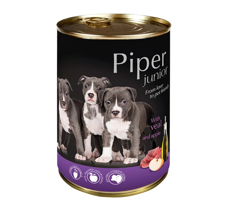 Piper Junior Μοσχάρι & Μήλο 400gr 3 Piper Junior Μοσχάρι & Μήλο 400gr