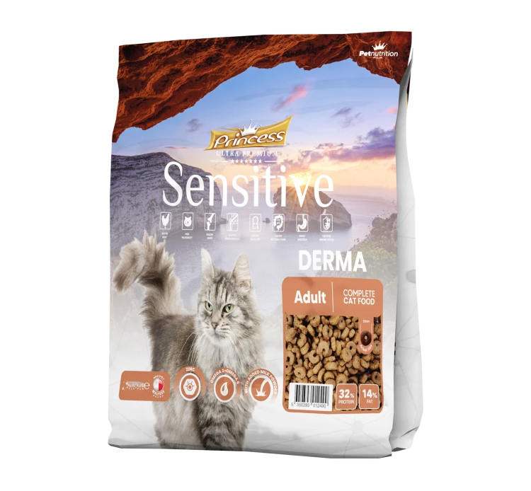Princess Cat Sensitive Derma 350gr 3 Princess Cat Sensitive Derma 350gr