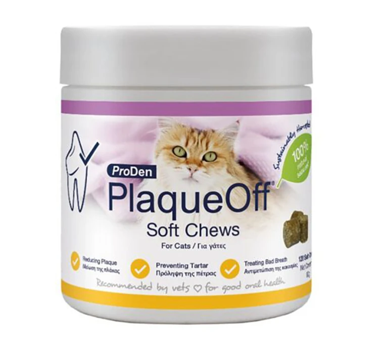 ProDen PlaqueOff Μαλακές Λιχουδιές για τα Δόντια Γάτας 90gr 3 ProDen PlaqueOff Μαλακές Λιχουδιές για τα Δόντια Γάτας 90gr