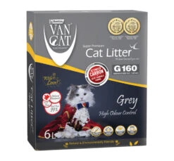 Ψιλή Άμμος Γάτας Van Cat Grey Odour Control Canada Clumping 5.1kg σε Κουτί