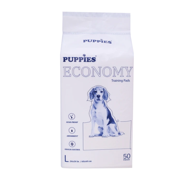 Puppies Εκπαιδευτικές Πάνες L/XL Economy Pack 50τμχ 3 Puppies Εκπαιδευτικές Πάνες L/XL Economy Pack 50τμχ