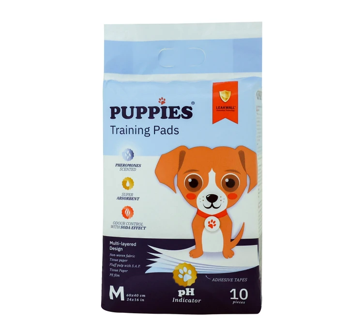 Puppies Εκπαιδευτικές Πάνες με Αυτοκόλλητο & Δείκτη PH 10τμχ 4 Puppies Εκπαιδευτικές Πάνες με Αυτοκόλλητο & Δείκτη PH 10τμχ - Image 2