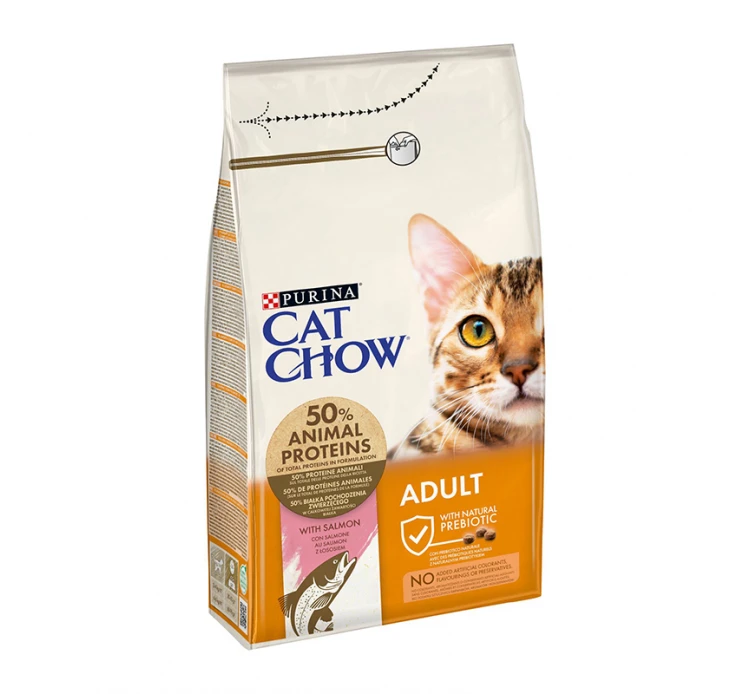 Purina Cat Chow Adult Σολομός & Τόνος 1.5kg 4 Purina Cat Chow Adult Σολομός & Τόνος 1.5kg - Image 2