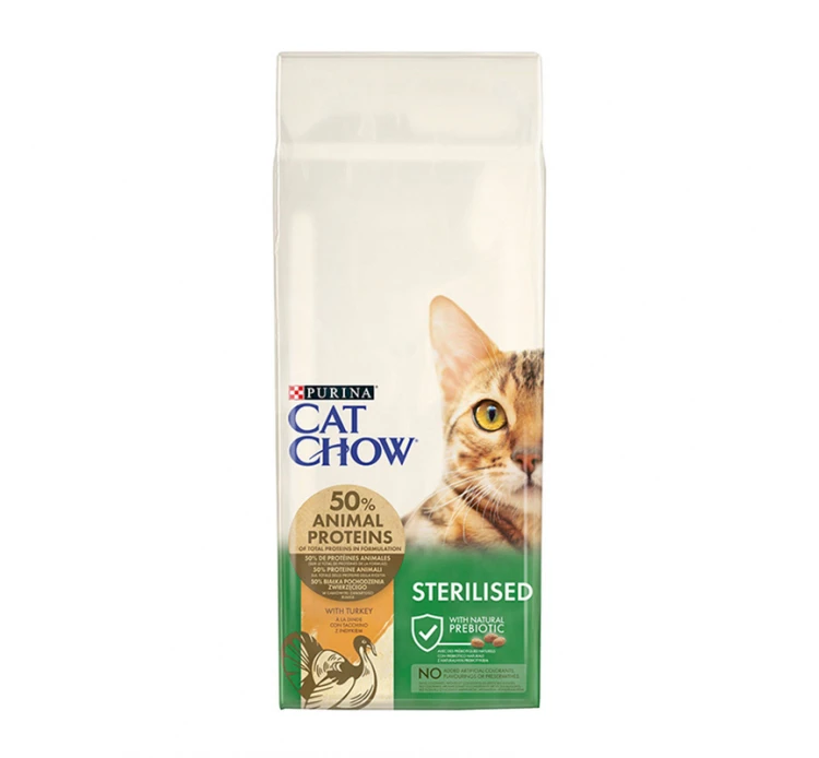 Purina Cat Chow Sterilised Γαλοπούλα 15kg 3 Purina Cat Chow Sterilised Γαλοπούλα 15kg