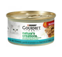 Purina Gourmet Nature's Creations Τόνος Γαρνιρισμένος με Ρύζι & Ντομάτες 85gr